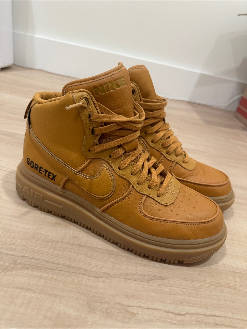 Nike Men’s High-Top GORE-TEX Sneakers in Wheat/Tan